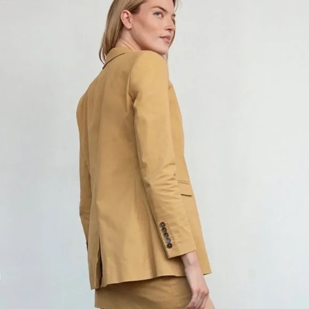Billie the Label New With Tags Diana Blazer Color Khaki Size XS - Picture 4 of 15